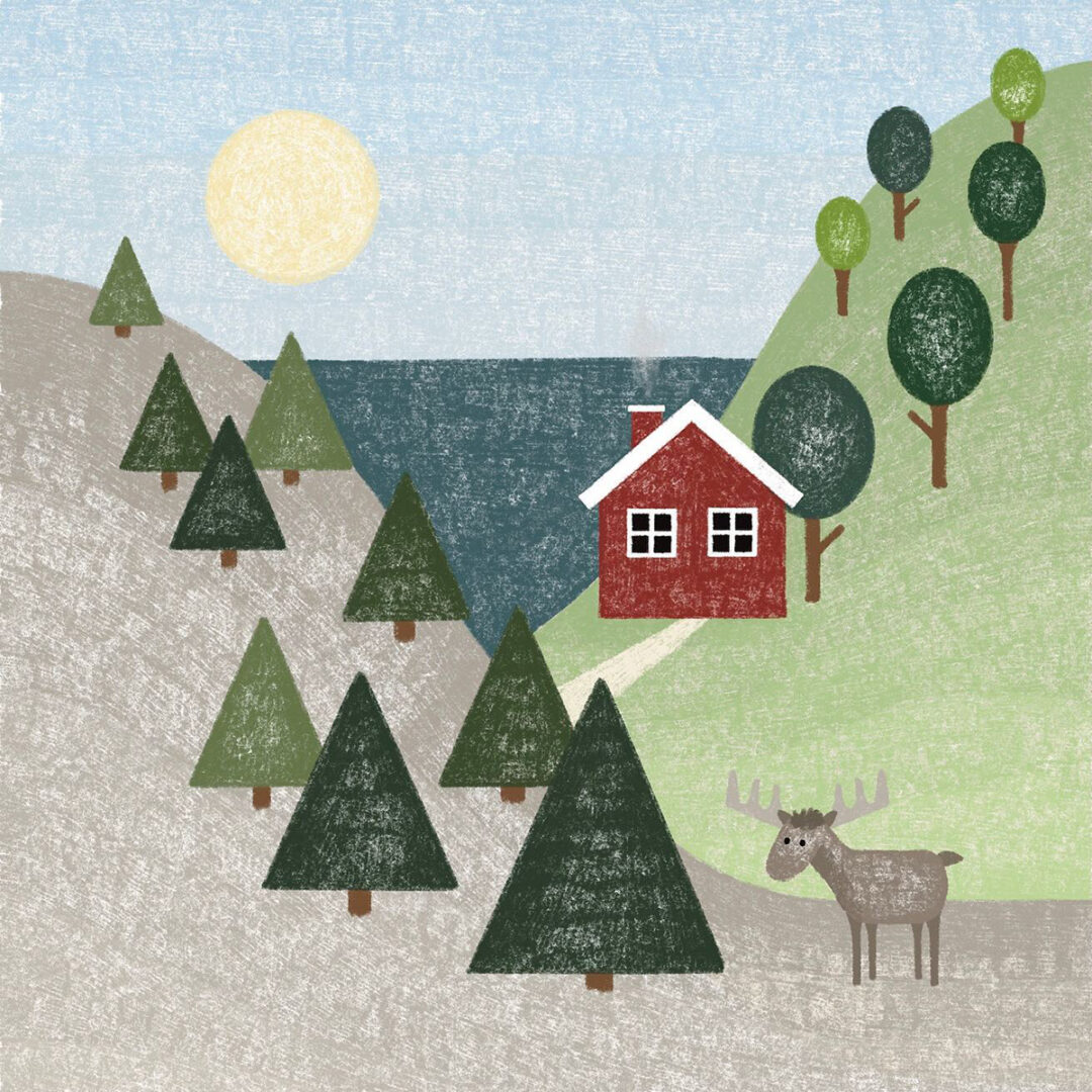 Scandinavië illustraties